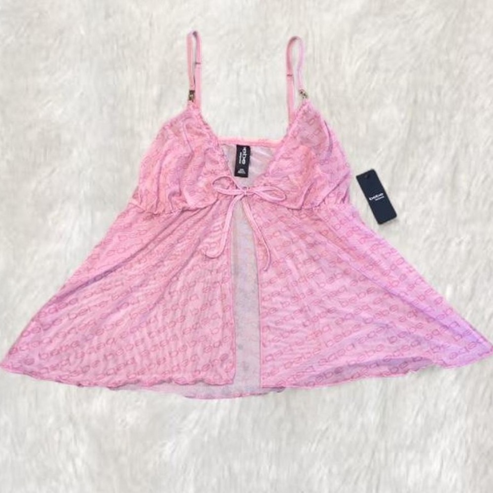 Vintage NWT Bebe Pink Camisole Top